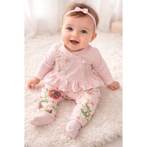3%25 Ted Baker Pink  Baby Outfit